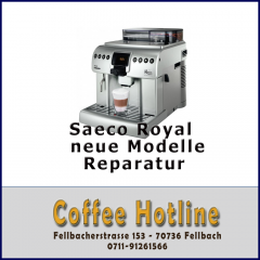 Festpreisreparatur Saeco Royal neue Modelle