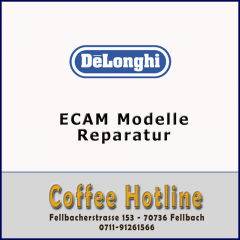 Festpreisreparatur DeLonghi ECAM Modelle